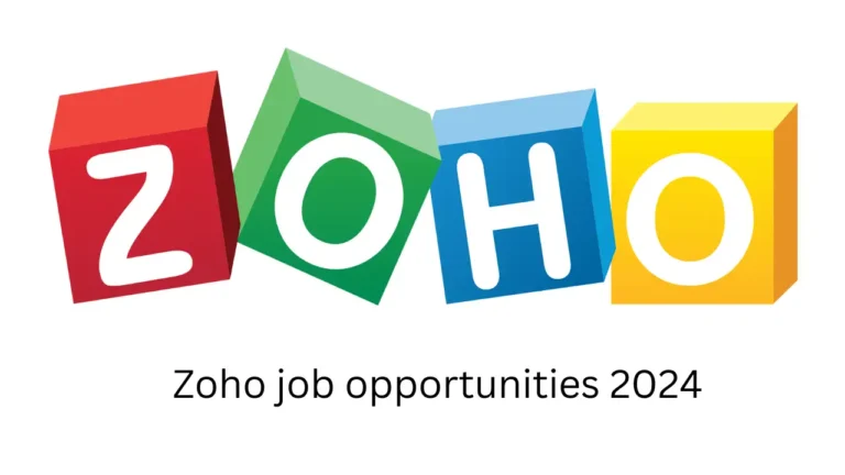 Zoho job opportunities 2024